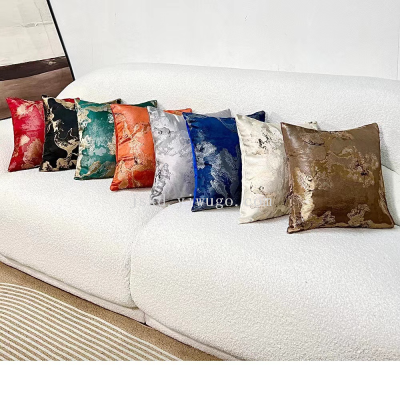 Light Luxury Fishtail New Product Release Modern Abstract Simple and Light Luxury Pillow Hotel Villa Showroom Cushion