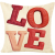 New Hot Sale Valentine's Day Pillow Cover Linen Cushion Red Love Pillow Home Supplies Removable and Washable Cushion Cover