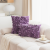 New Light Luxury Ins Style Handmade Finish Pillow Cover Solid Color Petal Duplex Stitching Sofa Cushion Bedside Cushion