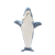 Manufacturer's Shark Play Costume Cosplay Shark Props Adult Doll Costumes Cross-Border Shark