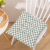 Chessboard Grid Corduroy Cushion Autumn and Winter Thickening Bandage Dining Chair Seat Cushion Simple Home Seat Cushion Wholesale