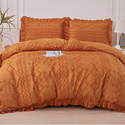 外贸四件套亚马逊temu剪花被子六件套