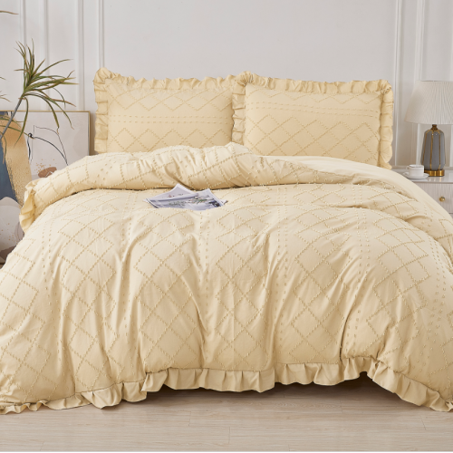 外贸四件套亚马逊temu剪花被子六件套