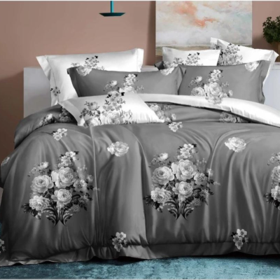 Microfiber Bedding Bed Sheet Quilt Cover Pillowcase Four-Piece Set Chemical Fiber Polyester Custom