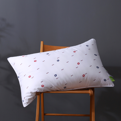 Printed Feather Velvet Three-Dimensional High Rebound Washable Pillow Insert Comfortable Pillow Red Lip Crown Union Flag