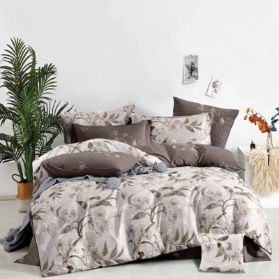 Bedding Printing Quilt Cover Bed Sheet and Pillowcase Set Chemical Fibers Size Can Be Customized