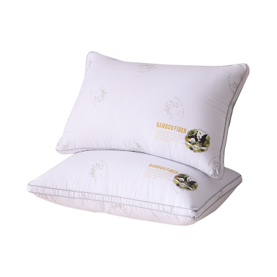 Cross-Border Amazon Pillow Hotel Pillow Core Bamboo Pillow Feather Velvet Pillow Inner