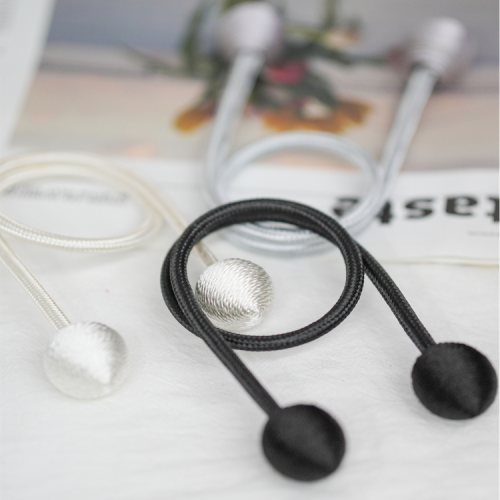 扭扭乐编织简约款绑绳百变造型窗帘绑带一对装免打孔家居装饰