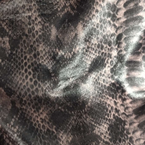 蛇纹PU复合布料五枚缎经遍仿真 质感蛇纹鳞片面料 服装箱包手袋材