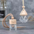 Car Perfume Bottle Pendant Empty Bottle Aromatherapy Oil Car Decoration Automobile Hanging Ornament Storage Bottle Rearview Mirror Car Bottle