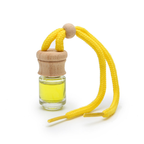 木盖小吊瓶香水 玻璃悬挂式香水 吊瓶液体香水 香水木质小吊瓶