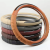 Car Steering Wheel Cover Factory Direct Sales Pu Leather Carbon Fiber Splicing Handle Cover