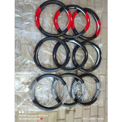 Sports Car Steering Wheel Cover Factory Direct Sales Average Size Stitching Handle Cover