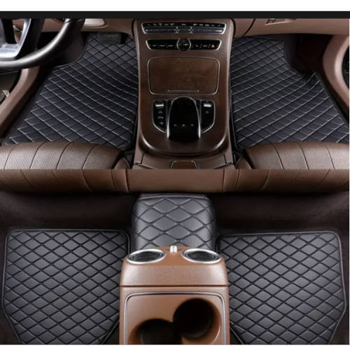 压痕脚垫 淋膜底汽车通用脚垫5pcs/set