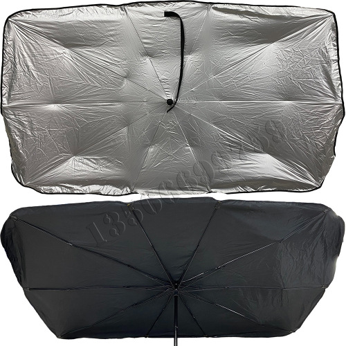 高档彩盒包装汽车伞防晒遮阳折叠车载晴雨两用伞