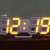 Js-179 Small 3dled Digital Clock Korean Style Electronic Wall Clock Wall Stereo Wall Clock Bedside Alarm Clock 6609