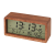 Js-185 New Solid Wood Clock Simple Temperature and Humidity 1906 Clock Luminous Antair Nightstand Wood Alarm Clock