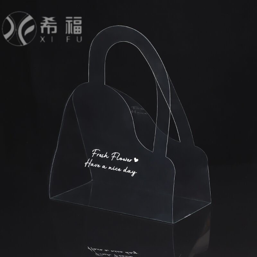 xifu transparent bouquet bag type a pp bag transparent bag 40 silk flower handbag