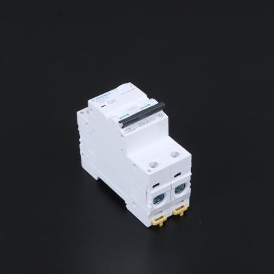 Household Small Air Switch Leakage Protector Short Circuit Overload Protection Device White Double Card Foot Circuit Breaker