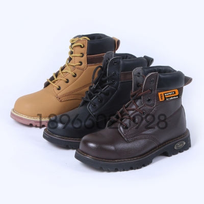 Winter Cross-Border Labor Protection Shoes High-Top Design Attack Shield and Anti-Stab Electric Welding Shoes Construction Site Work Protective Footwear Various Colors