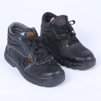 Autumn and Winter New 2024 Labor Protection Shoes Men's Lace-up Workwear Cotton Shoes Attack Shield and Anti-Stab Wear Shoes Electric Welding Shoes Martin Boots