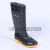 Factory Spot Direct Sales Black Men's Knee-High Socks Stocking Rubber Shoes High-Top Labor Insurance Miners Rubber Boots Non-Slip Rain Boots