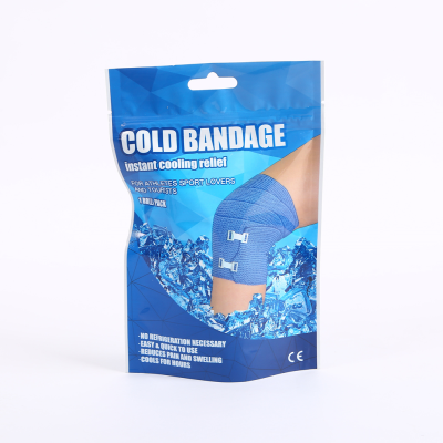 Quick-Cooling Cooling Bandage Bandage Cold Compress Cooling Self-Adhesive Elastic Cooling Bandage First Aid Sprain Ice Pack Sports Bandage