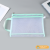 Subject Classification File Bag Transparent Mesh Storage Bag Double-Layer Paper Storage Bag Large Capacity Book Zipper Bag