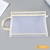 Subject Classification File Bag Transparent Mesh Storage Bag Double-Layer Paper Storage Bag Large Capacity Book Zipper Bag