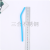 Food Grade Silicone Straw High Temperature Resistant Thick Long Juice Milk Tea Beverage Drink Cocktail Straight Tube Elbow Straw