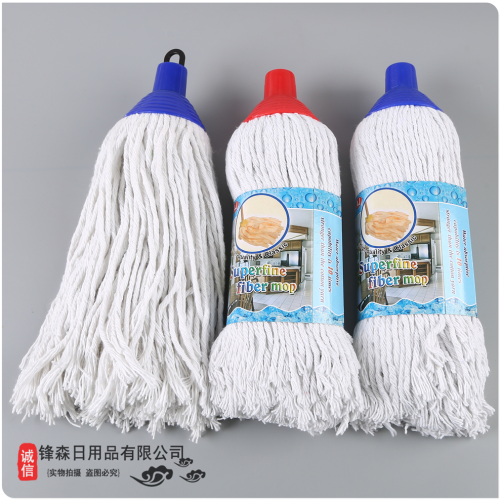 household mop cotton yarn round mop absorbent mop vintage mops mop dormitory cleaning mop head replacement head tile floor