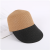 2023 New Straw Stitching Equestrian Hat Women's Summer Sun-Proof All-Matching Peaked Cap All-Matching Travel Straw Hat