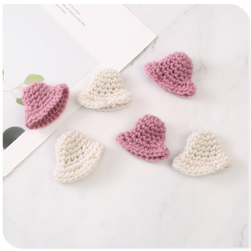 handmade bucket hat wool knitted small hat ornament accessories clothing accessories