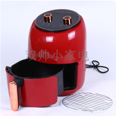Air Fryer Multi-Functional Household Deep Fryer Visual Large Capacity Metal Liner Kitchen Small Appliances Hot Sale