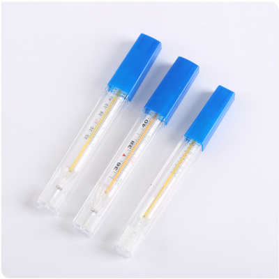 Medical Large Scale Mercury Thermometer Household Precision Medical Armpit Thermometer Thermometer Factory Direct Sales
