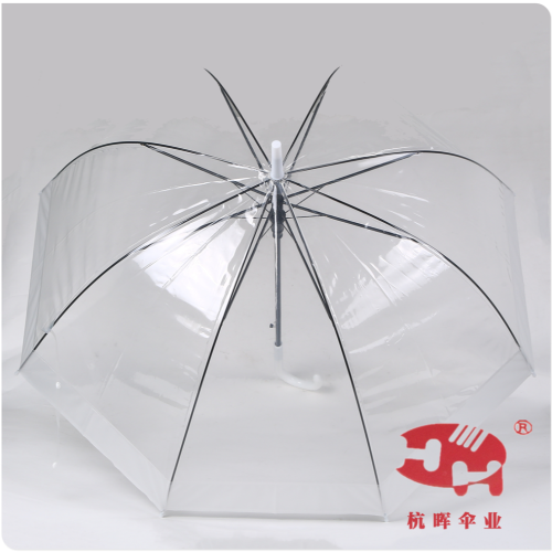 透明雨伞长柄网红低价广告批定制LOGO大号手绘DIY礼品跳舞蹈儿童