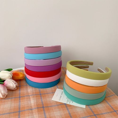 糖果色头箍网红2022年新款发箍洗脸发卡百搭外出发带夏季头饰批发