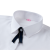 New Modal Comfortable Long Sleeve White Shirt Men's and Women's Same Blue Shirt Business Commute Business Shirt