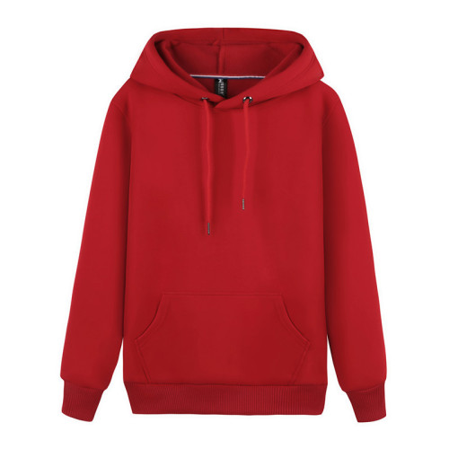 600g摇粒绒连帽套头卫衣亲子款宽松重磅卫衣男印绣字logo卫衣定