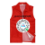 Peach Skin Fabric Thick Warm Double Layer Breathable Mesh Logo Customized DIY Volunteer Volunteer Vest Workwear