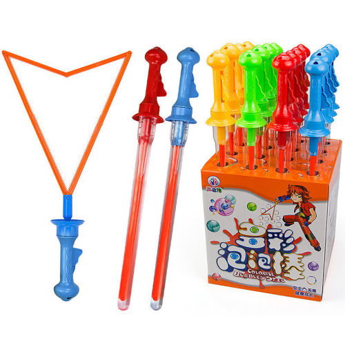 children‘s toy bubble stick western sword outdoor interactive bubble blowing machine concentrated liquid bubble water bubble stall supply