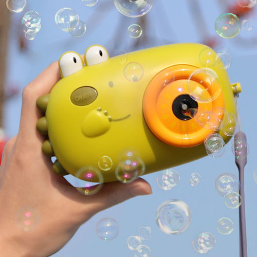 children‘s bubble blowing machine girl‘s heart ins internet celebrity camera gun handheld all-self electric toys leak-free girls