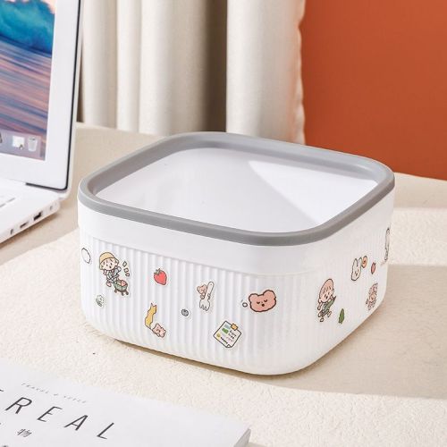desktop trash bin mini cute table coffee table ins style storage bucket small light luxury creative home wastebasket