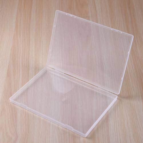 transparent rectangular plastic box parts ornament storage box flat stationery packing box box mayasun wholesale