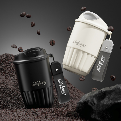 fashion brand 316 stainless steel coffee cup good-looking ceramic vacuum cup portable portable cup subnet red water cup customization