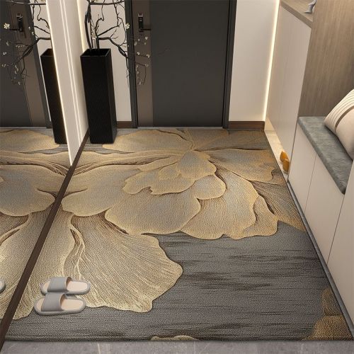 floor mat entry door entrance mats door mat non-slip living room light luxury advanced entrance foot mat can be cut