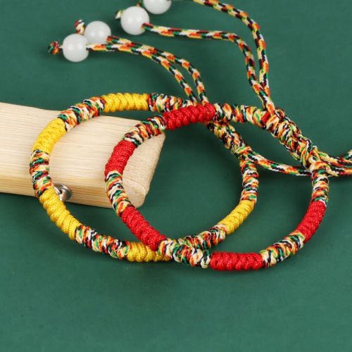 dragon boat festival dorje knot carrying strap hand-woven this animal year red rope children baby bracelet men and women couple gifts