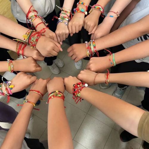 100 wholesale student children dragon boat festival colorful rope bracelet couple hand-woven dragon boat festival diy hand rope foot rope