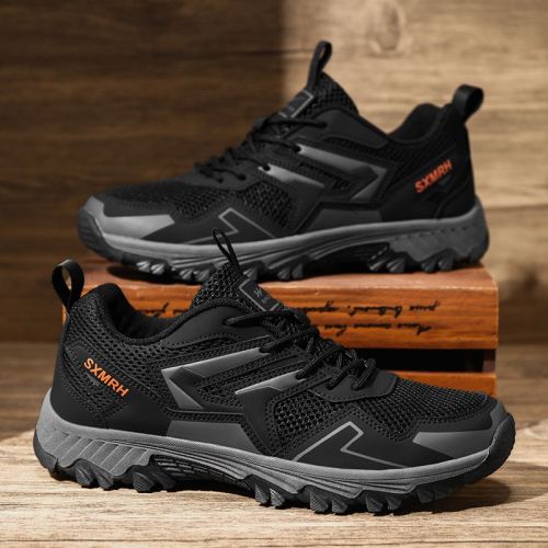 double star men‘s shoes hiking shoes outdoor hiking breathable comfortable shoes sneaker deodorant and wear-resistant lightweight hard sole mountain climbing shoes