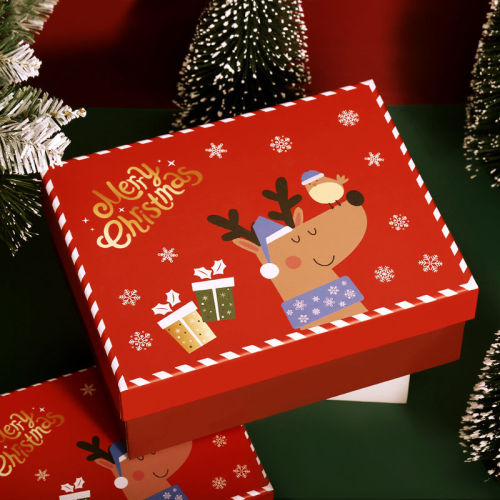 christmas gift box gift box christmas cartoon gift box box christmas eve apple box scarf packaging box paper box